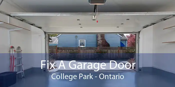 Fix A Garage Door College Park - Ontario