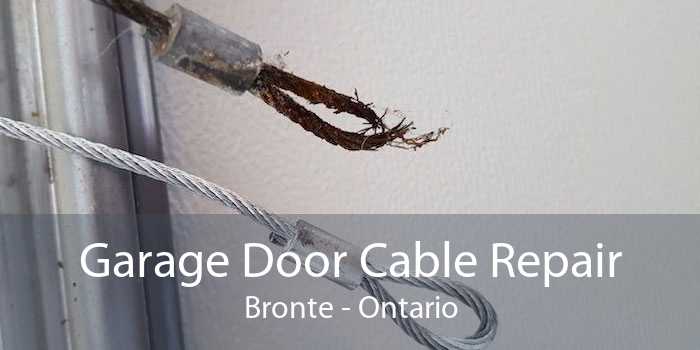 Garage Door Cable Repair Bronte - Ontario