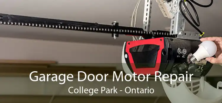 Garage Door Motor Repair College Park - Ontario