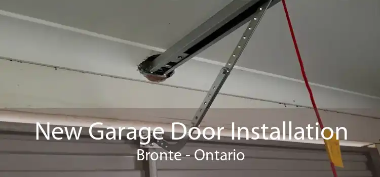 New Garage Door Installation Bronte - Ontario