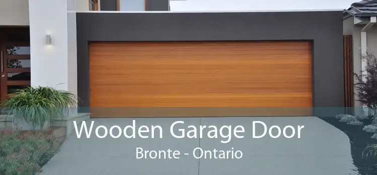 Wooden Garage Door Bronte - Ontario