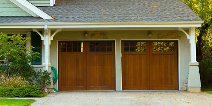 double garage doors aluminum in Uptown Core